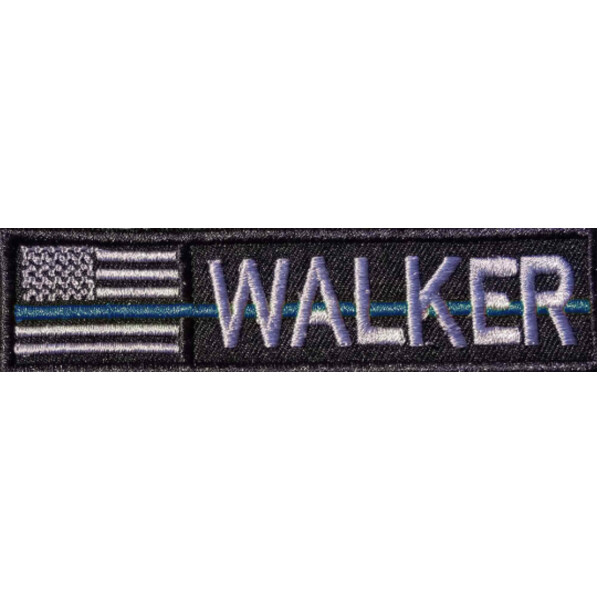 Thin Line Flag Heart Patch