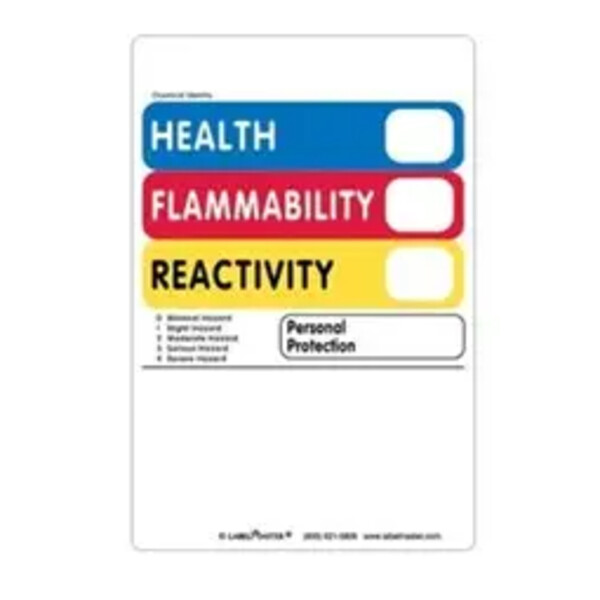Standard Hazcom (THIS) Label, 4