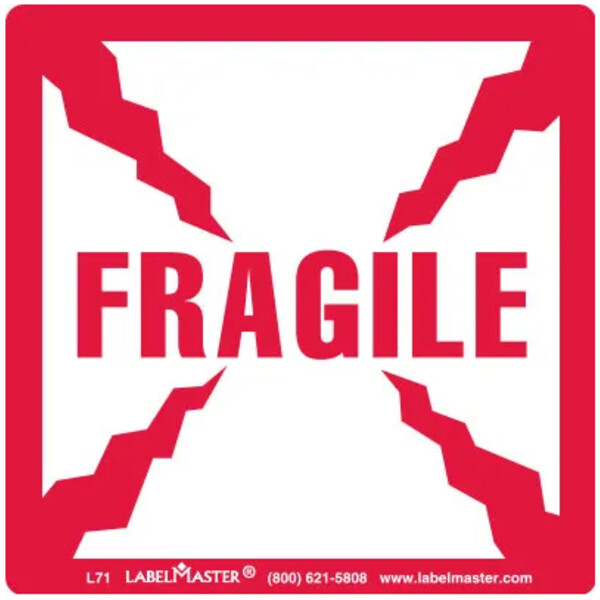 	Fragile Label, Paper, 4