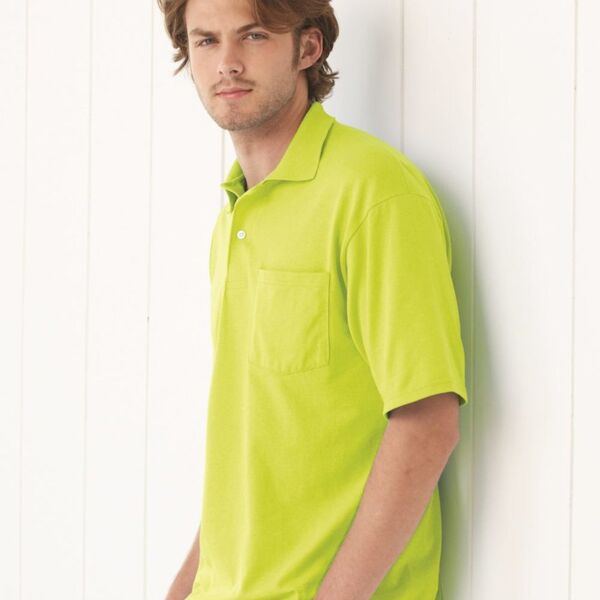 SpotShield™ 5.6-Ounce Jersey Knit Sport Shirt with Pocke Thumbnail