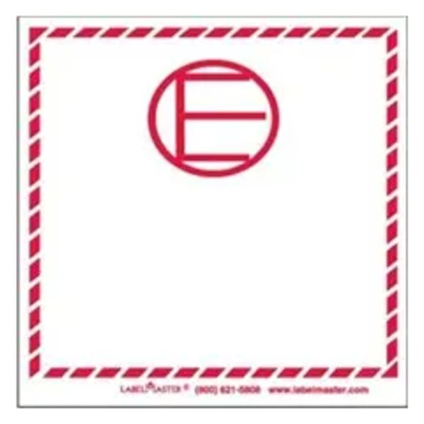 Dangerous Goods in Excepted Quantities Label, Paper Thumbnail