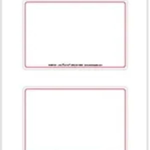 50% Off - Laser Label, Vinyl, 6" x 4", 2 per/sheet Thumbnail