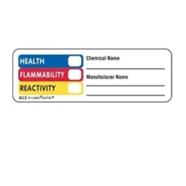 Hazcom (THIS®) Chemical Name Labels, 3" x 1", Vinyl Personlaized Thumbnail