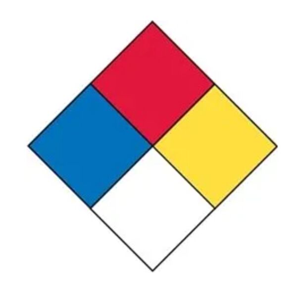 NFPA® Diamond Label, 10 1/2" x 10 1/2", Vinyl Thumbnail