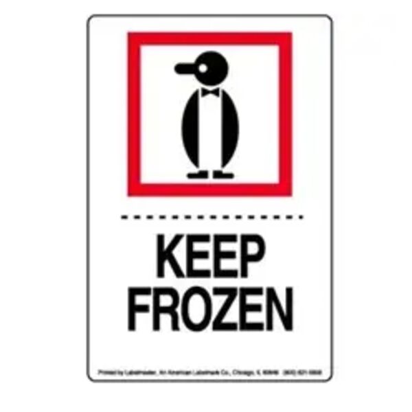 Keep Frozen Label, Paper, 2 3/4" x 4" Thumbnail