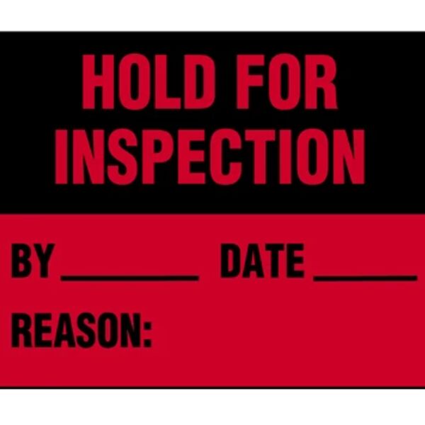 Hold For Inspection Label Thumbnail
