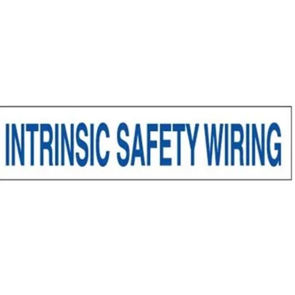 Electrical Labels, Intrinsic Safety Wiring,1.125"x4.5",4 Labels Thumbnail
