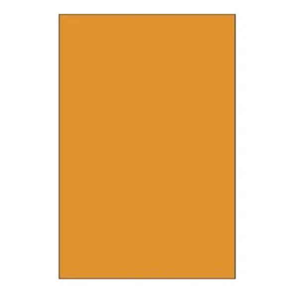 Blank 3" x 5" Rectangle Paper Label, Fluorescent Orange Thumbnail
