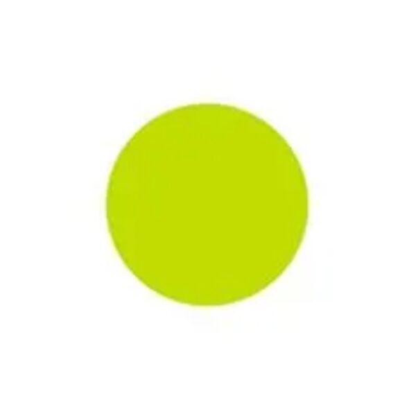 Blank 4" Circle Paper Label, Fluorescent Chartreuse Thumbnail