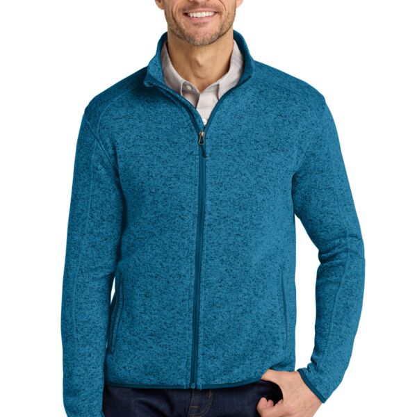 Port Authority® Sweater Fleece Jacket Thumbnail