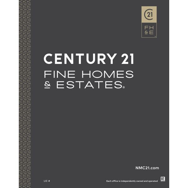 Century 21 24"x30" Standard For Sale Signs - Fine Homes & Estates Grey Thumbnail