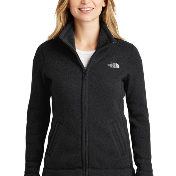 Ladies Sweater Fleece Jacket Thumbnail