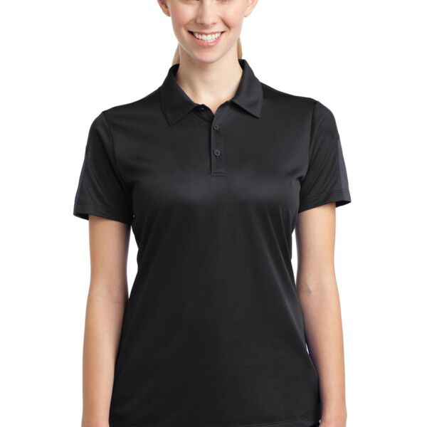 Ladies PosiCharge ® Active Textured Colorblock Polo Thumbnail