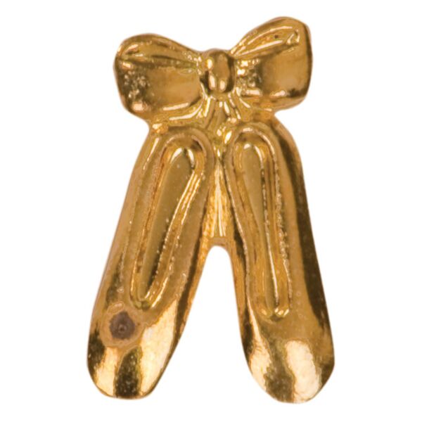 Ballet Shoes Varsity Letterman Jacket Chenille Lapel Metal Pin Thumbnail