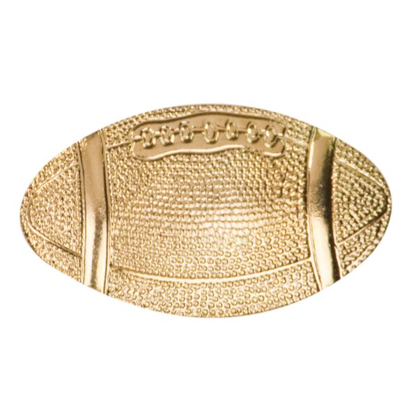 Football Letterman Jacket Chenille Lapel Metal Pin Thumbnail