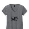Ladies Heavy Cotton™ 100% Cotton V-Neck T-Shirt Thumbnail