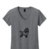 Ladies Heavy Cotton™ 100% Cotton V-Neck T-Shirt Thumbnail