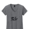 Ladies Heavy Cotton™ 100% Cotton V-Neck T-Shirt Thumbnail