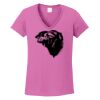 Ladies Heavy Cotton™ 100% Cotton V-Neck T-Shirt Thumbnail