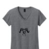 Ladies Heavy Cotton™ 100% Cotton V-Neck T-Shirt Thumbnail