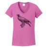 Ladies Heavy Cotton™ 100% Cotton V-Neck T-Shirt Thumbnail