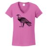 Ladies Heavy Cotton™ 100% Cotton V-Neck T-Shirt Thumbnail