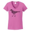 Ladies Heavy Cotton™ 100% Cotton V-Neck T-Shirt Thumbnail