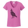 Ladies Heavy Cotton™ 100% Cotton V-Neck T-Shirt Thumbnail