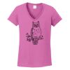 Ladies Heavy Cotton™ 100% Cotton V-Neck T-Shirt Thumbnail