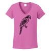 Ladies Heavy Cotton™ 100% Cotton V-Neck T-Shirt Thumbnail
