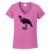 Ladies Heavy Cotton™ 100% Cotton V-Neck T-Shirt Thumbnail