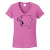Ladies Heavy Cotton™ 100% Cotton V-Neck T-Shirt Thumbnail
