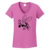 Ladies Heavy Cotton™ 100% Cotton V-Neck T-Shirt Thumbnail
