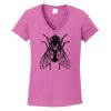 Ladies Heavy Cotton™ 100% Cotton V-Neck T-Shirt Thumbnail