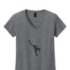 Ladies Heavy Cotton™ 100% Cotton V-Neck T-Shirt Thumbnail