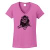 Ladies Heavy Cotton™ 100% Cotton V-Neck T-Shirt Thumbnail