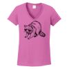 Ladies Heavy Cotton™ 100% Cotton V-Neck T-Shirt Thumbnail