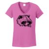 Ladies Heavy Cotton™ 100% Cotton V-Neck T-Shirt Thumbnail