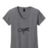 Ladies Heavy Cotton™ 100% Cotton V-Neck T-Shirt Thumbnail