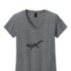 Ladies Heavy Cotton™ 100% Cotton V-Neck T-Shirt Thumbnail