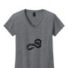 Ladies Heavy Cotton™ 100% Cotton V-Neck T-Shirt Thumbnail