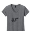 Ladies Heavy Cotton™ 100% Cotton V-Neck T-Shirt Thumbnail