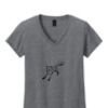 Ladies Heavy Cotton™ 100% Cotton V-Neck T-Shirt Thumbnail