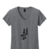 Ladies Heavy Cotton™ 100% Cotton V-Neck T-Shirt Thumbnail