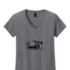 Ladies Heavy Cotton™ 100% Cotton V-Neck T-Shirt Thumbnail