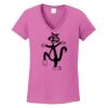 Ladies Heavy Cotton™ 100% Cotton V-Neck T-Shirt Thumbnail