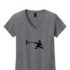 Ladies Heavy Cotton™ 100% Cotton V-Neck T-Shirt Thumbnail