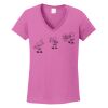 Ladies Heavy Cotton™ 100% Cotton V-Neck T-Shirt Thumbnail