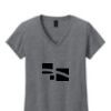 Ladies Heavy Cotton™ 100% Cotton V-Neck T-Shirt Thumbnail