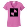 Ladies Heavy Cotton™ 100% Cotton V-Neck T-Shirt Thumbnail